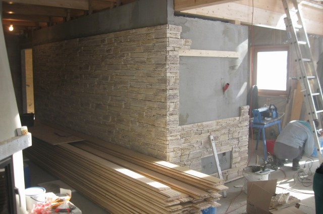 Vnitřní obklady stěn ve srubu