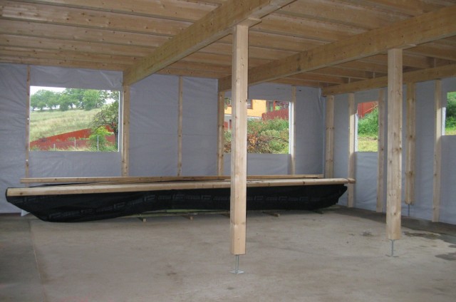 Podkrovní srubový dům Beroun