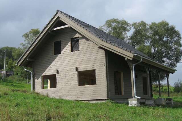 Podkrovní srubový dům Beroun