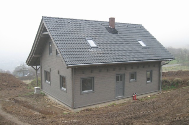 Podkrovní srubový dům Beroun