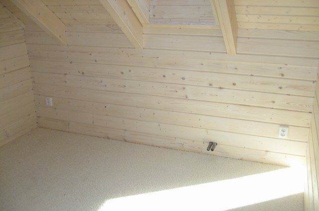 Podkrovní srubový dům Beroun