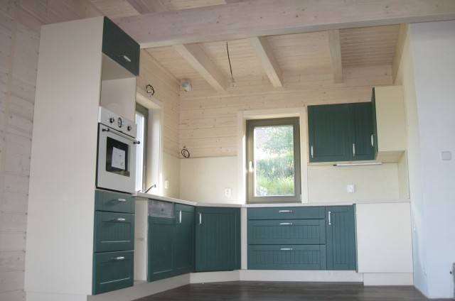 Podkrovní srubový dům Beroun