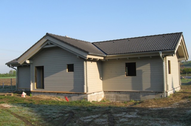 Křížový přízemní srub Louny