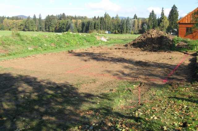 Přízemní dřevostavba Velké Losiny