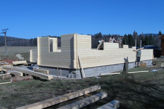 Přízemní dřevostavba Velké Losiny