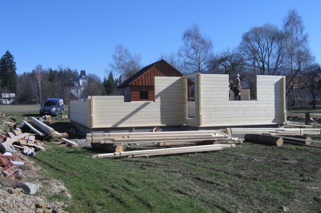 Přízemní dřevostavba Velké Losiny