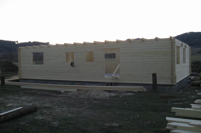 Přízemní dřevostavba Velké Losiny