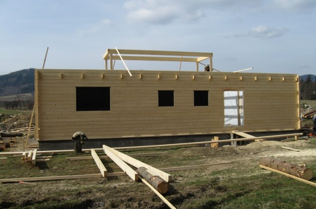 Přízemní dřevostavba Velké Losiny