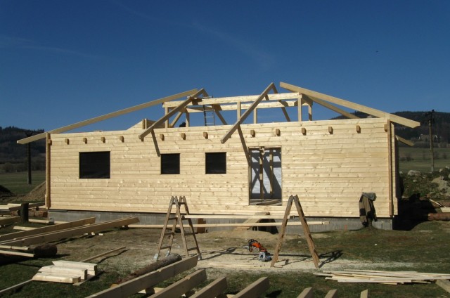 Přízemní dřevostavba Velké Losiny