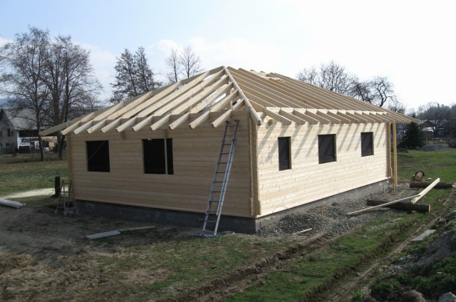 Přízemní dřevostavba Velké Losiny