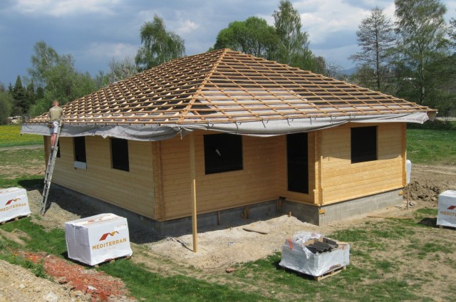 Přízemní dřevostavba Velké Losiny