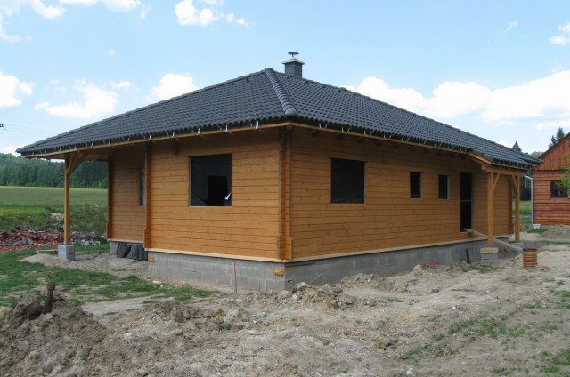 Přízemní dřevostavba Velké Losiny