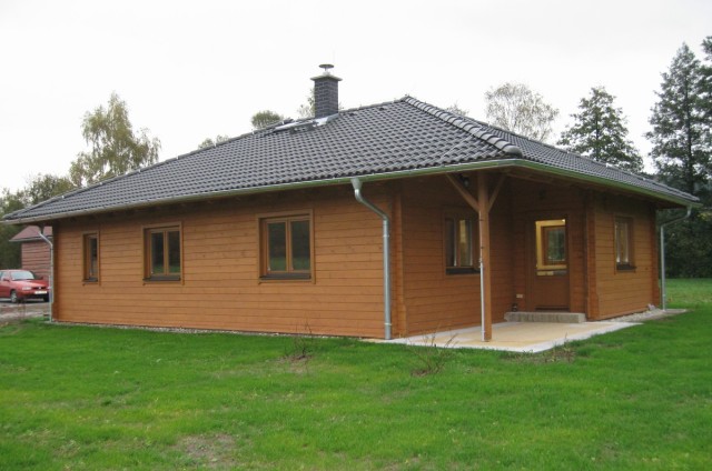 Přízemní dřevostavba Velké Losiny