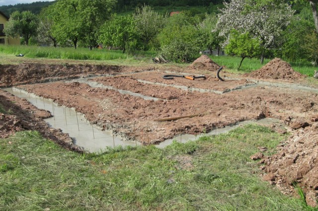 Základy srubového domu