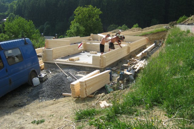 Přízemní dřevostavba Bystřice pod Hostýnem