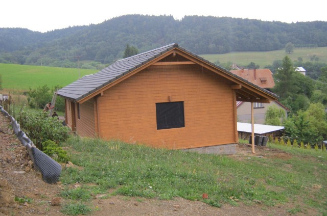 Přízemní dřevostavba Bystřice pod Hostýnem