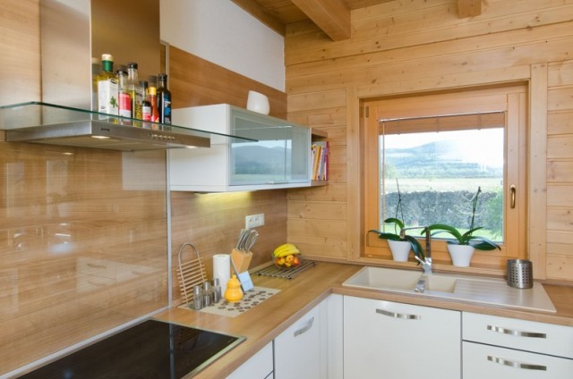 Kuchyně luxusního srubu