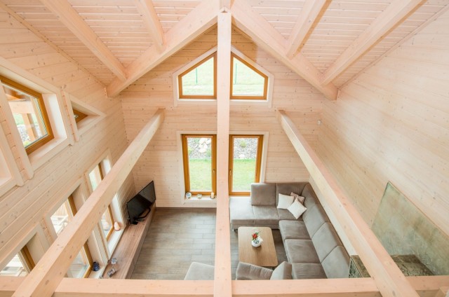 Galerie srubového domu