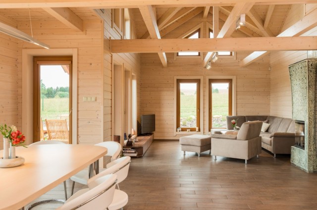 Obývací pokoj srubu