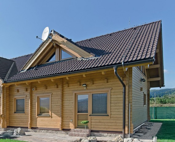 Masivní dřevostavba Slovensko - listopad 2012