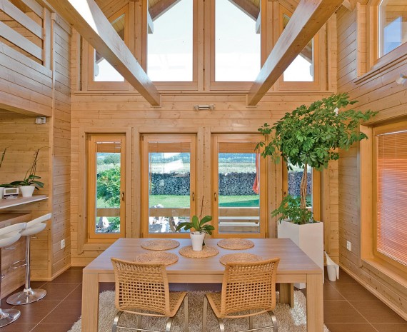 Masivní dřevostavba Slovensko - listopad 2012