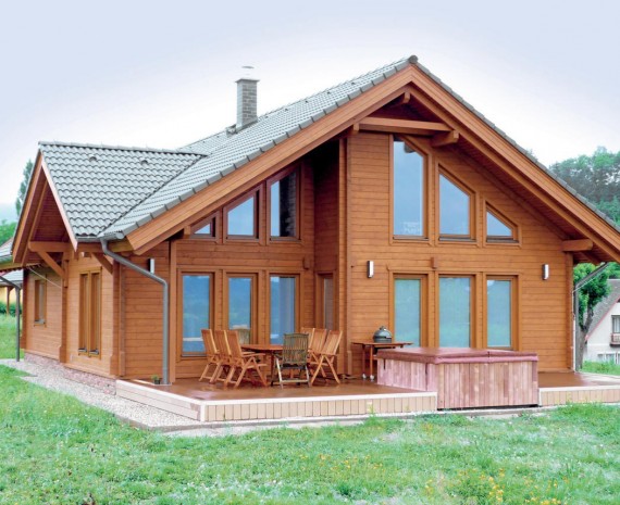 Nízkoenergetický srub - březen 2014