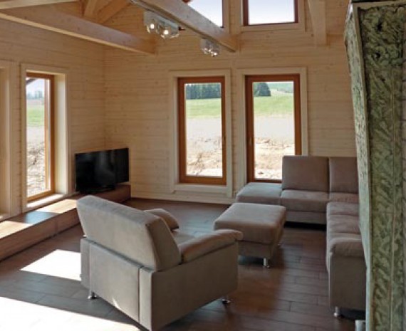 Nízkoenergetický srub - březen 2014