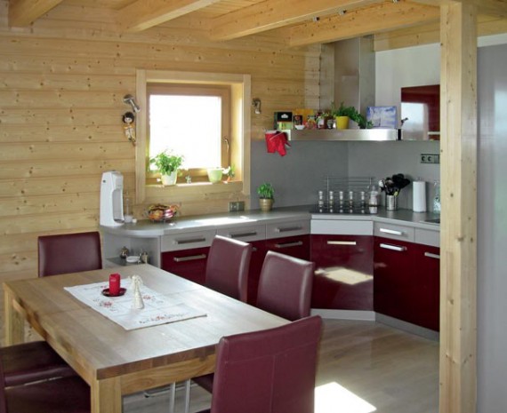 Nízkoenergetický srub - únor 2013