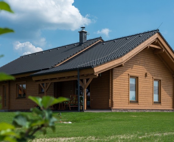 Srubový dům v časopise