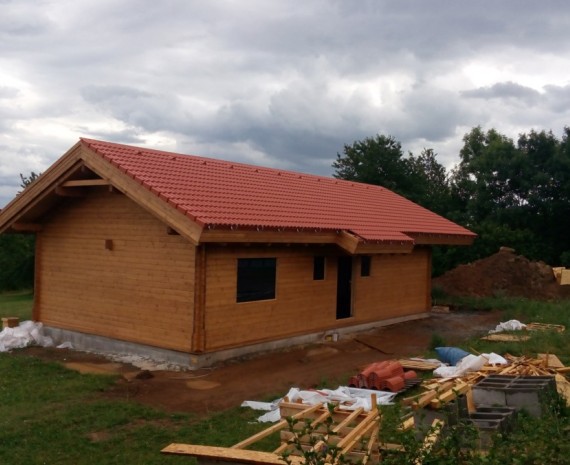 Útulný srubový dům