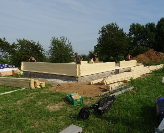 Útulný srubový dům