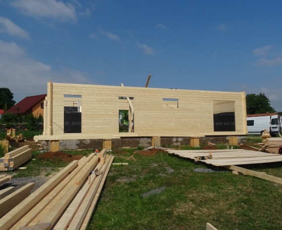 Útulný srubový dům