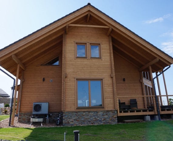 Boční pohled na srub