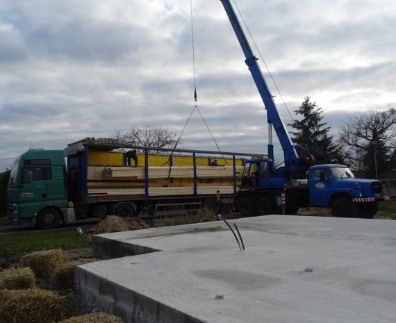 Základová deska srubového domu