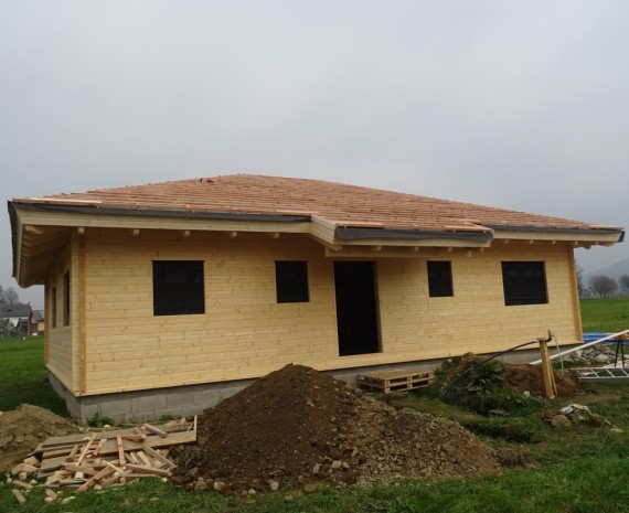 Zateplení střechy dřevostavby