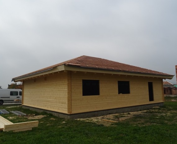 Zateplení střechy dřevostavby