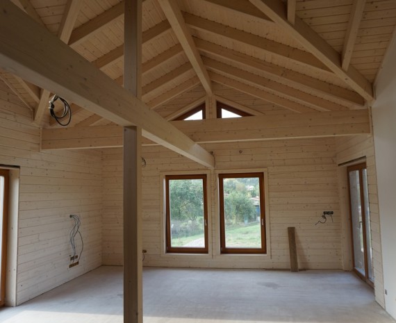 Srubový bungalov Rosice