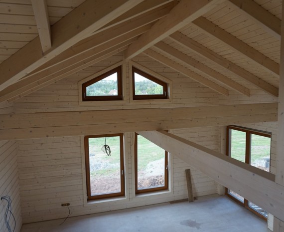 Srubový bungalov Rosice