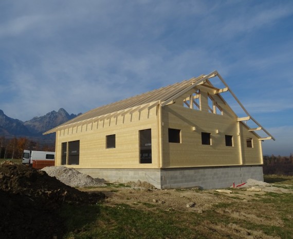 Srub s výhledem na Vysoké Tatry