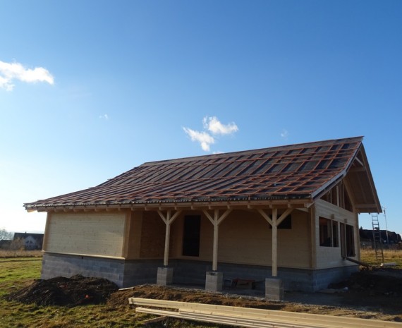 Zateplování střechy srubu