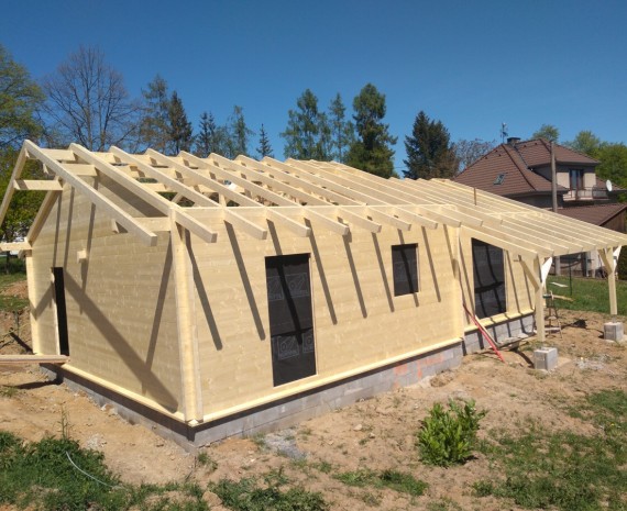 Přízemní srub nedaleko Prahy