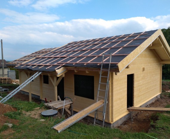 Přízemní srub nedaleko Prahy