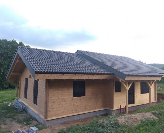 Přízemní srub nedaleko Prahy