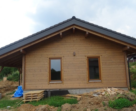 Přízemní srub nedaleko Prahy