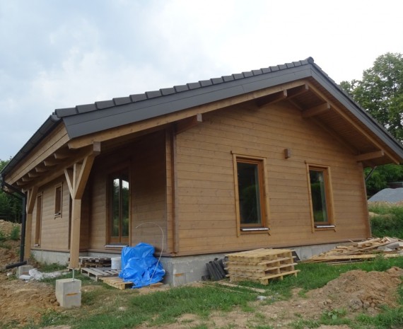 Přízemní srub nedaleko Prahy