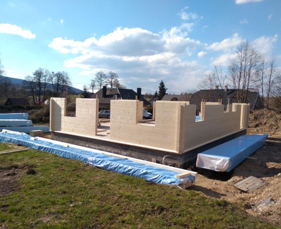 Moderní srub Dolní Morava