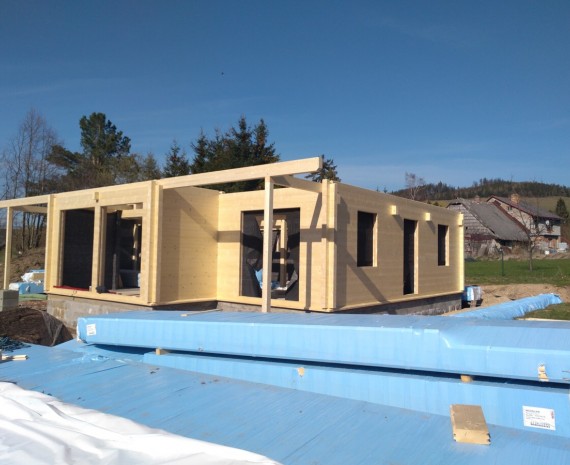 Moderní srub Dolní Morava