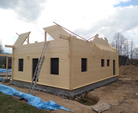 Moderní srub Dolní Morava