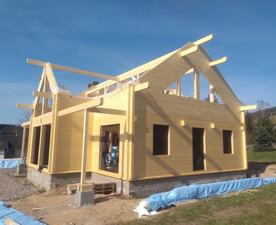 Moderní srub Dolní Morava