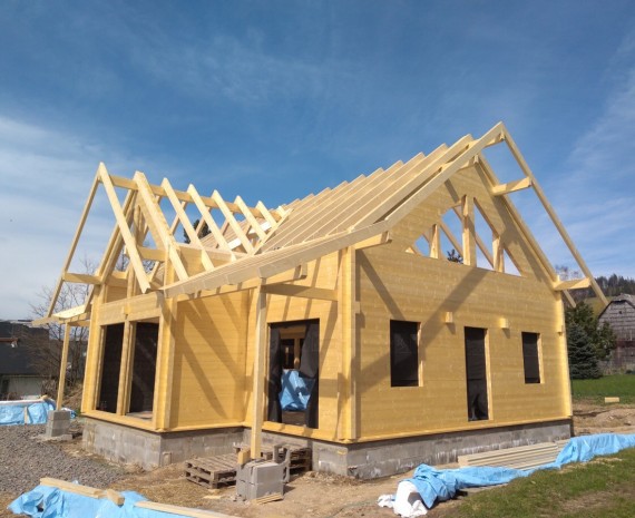 Moderní srub Dolní Morava